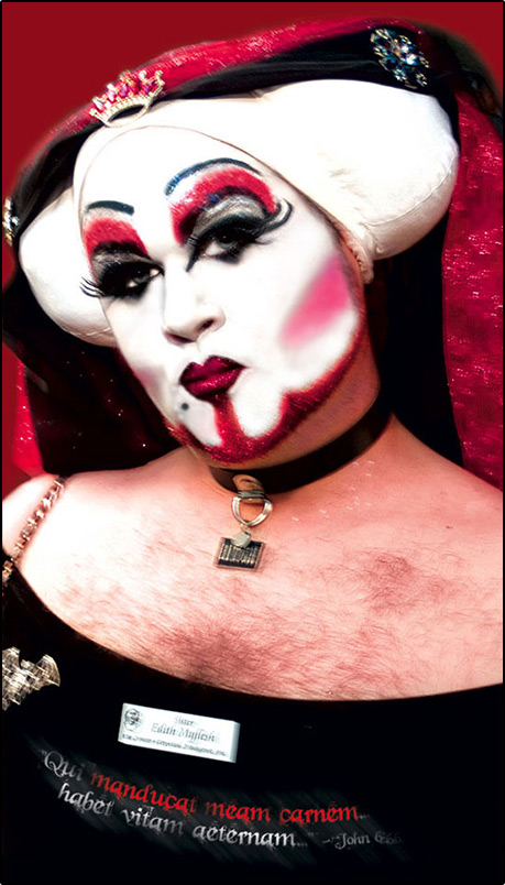 Sister Edith Myflesh, Dowager Abbess of the Sisters of Perpetual Indulgence